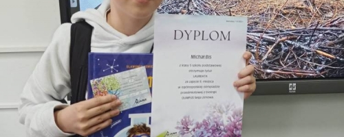 Szymon Chudzik i Michał Bis laureatami konkursu biologicznego Olimpus